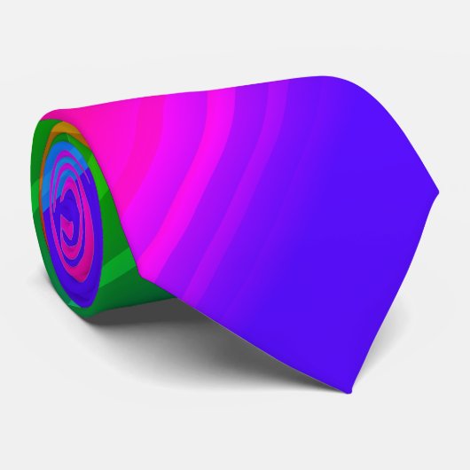 Cravate Arc arc-en-ciel (Roulé)