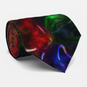 Cravate Arc arc-en-ciel blobulaire (Roulé)