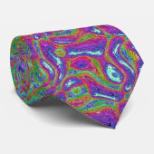 Cravate Arc arc-en-ciel déformé (Roulé)