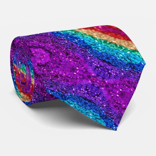 Cravate arc-en-ciel (Roulé)