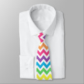 Cravate Arc-en-ciel Chevron (Attaché)