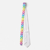 Cravate Arc-en-ciel Chevron (Dos)