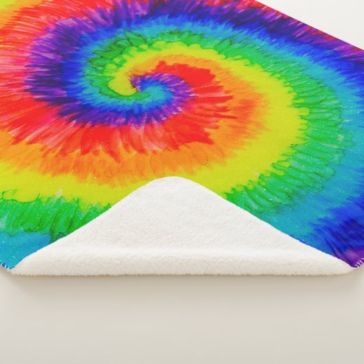 Cravate arc-en-ciel - Couverture en polaire (3/4)