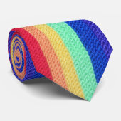 Cravate arc-en-ciel Crochet (Roulé)