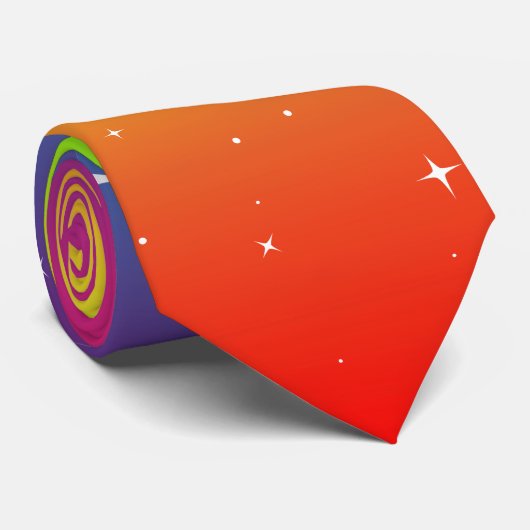 Cravate Arc-en-ciel de scintillement d'été (Roulé)