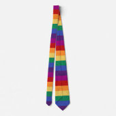 Cravate Arc-en-ciel et Motif Abstrait (Dos)