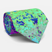 Cravate Arc-en-ciel grungy (Roulé)