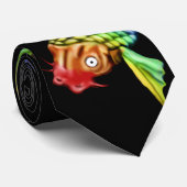 Cravate arc-en-ciel Koi (Roulé)