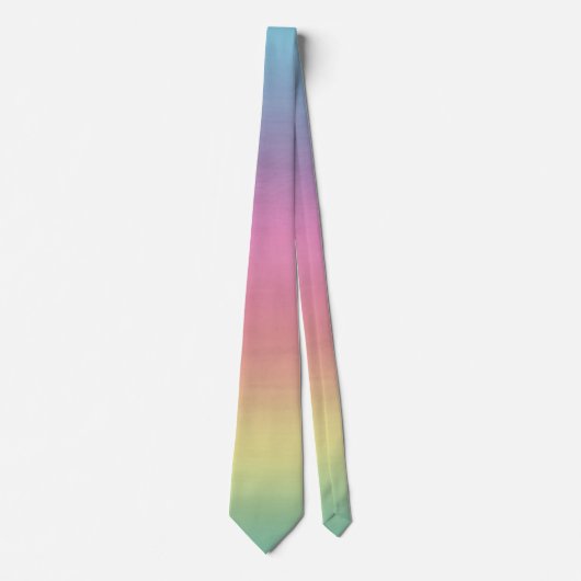 Cravate Arc-en-ciel Ombre. (Devant)