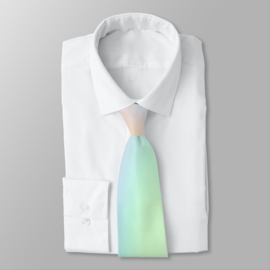 Cravate Arc-en-ciel pastel de couleur (Attaché)