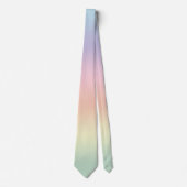 Cravate Arc-en-ciel Pastel Gradient (Devant)