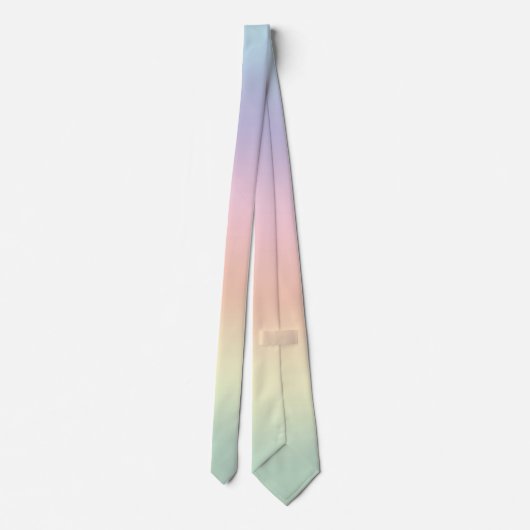 Cravate Arc-en-ciel Pastel Gradient (Dos)