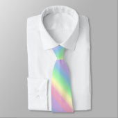 Cravate Arc-en-ciel Pastel Stripe (Attaché)