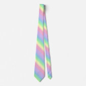 Cravate Arc-en-ciel Pastel Stripe (Devant)
