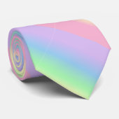 Cravate Arc-en-ciel Pastel Stripe (Roulé)