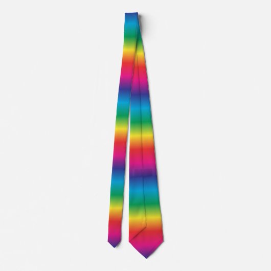 Cravate Arc-en-ciel rayé (Dos)