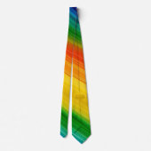Cravate Arc-en-ciel vibrant de couleurs (Dos)