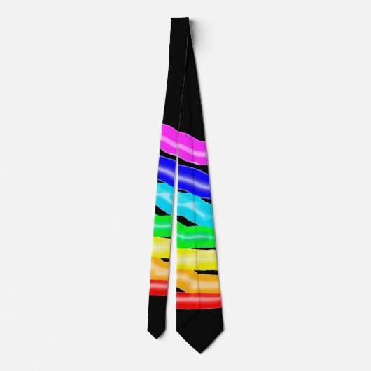 Cravate Arc-en tiré (Dos)