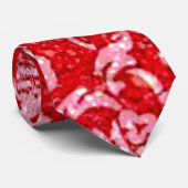 Cravate Arcadia, vintage, parties scintillant douce rouge  (Roulé)