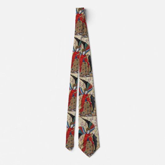 CRAVATE ARCHANGEL RAPHAEL ET POISSON (Dos)