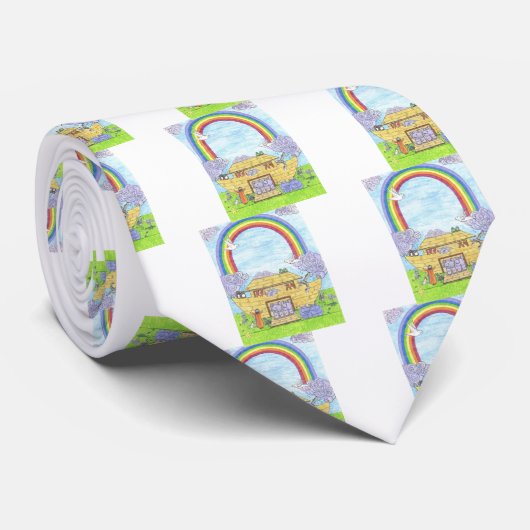 Cravate Arche de Noé (Roulé)