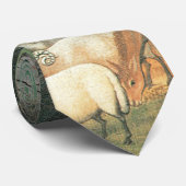 Cravate Arche de Noé par Edward Hicks, Art populaire Vinta (Roulé)