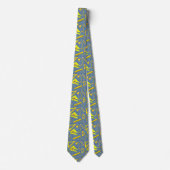 Cravate Architect Design Tools Occupation Motif Bleu (Devant)