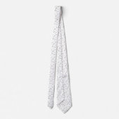 Cravate Architecte blanc (Dos)