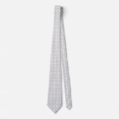 Cravate Architectes Drafting Outils Gris Blanc (Devant)