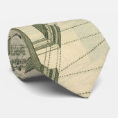 Cravate Architecture Ancienne, Arches Colonnes Perspective (Roulé)