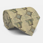 Cravate Architecture Ancienne, Couronne de Capitale Décora (Roulé)