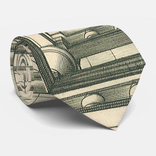 Cravate Architecture vintage, Atrium Courtyard Perspective (Roulé)