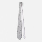 Cravate Argent d'Ankh (Devant)