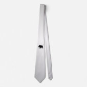 Cravate Argent de porcelaine (Devant)