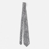 Cravate Argent Étincelles Faux Parties scintillant Fancy L (Dos)