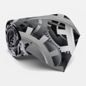 Cravate argenté de nouveauté de vitesses de (Roulé)