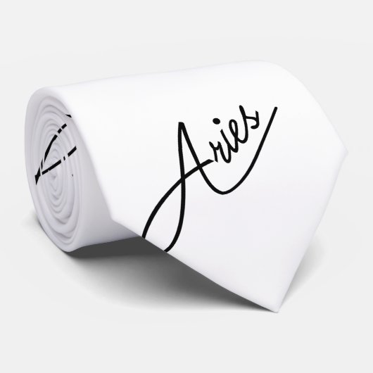 Cravate Aries Zodiac (Roulé)