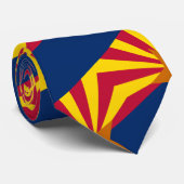 Cravate Arizona Drapeau & Arizona États-Unis Voyage d'affa (Roulé)