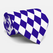 Cravate Arlequin bleu Ultramarine (Roulé)