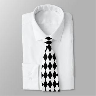 Cravate Arlequin noir