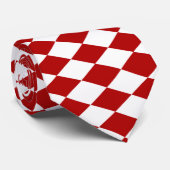 Cravate Arlequin PixDezines do-it-yourself couleur arrière (Roulé)