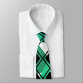 Cravate Arlequin Triangle Vert (Attaché)
