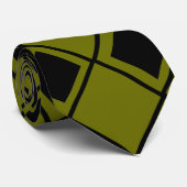 Cravate Arlequin vert (Roulé)