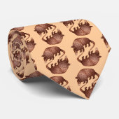 Cravate Armadillo Yin Yang (Roulé)