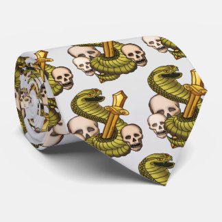 Cravate Arme de famille King Cobra