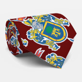 Cravate Armoiries de Jalisco, Mexique (Roulé)