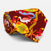 Cravate Armoiries de la Barbade (Roulé)