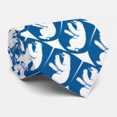 Cravate Armoiries royales du Danemark vintage du Groenland (Roulé)