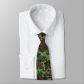 Cravate Army Camouflage Veteran Neckties Neck Tie (Attaché)