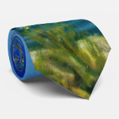 Cravate ARNO RIVER À ROVEZZANO Florence Paysage toscan (Roulé)